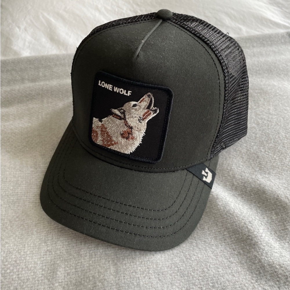 Goorin Bros Lone Wolf Patch Trucker Hat